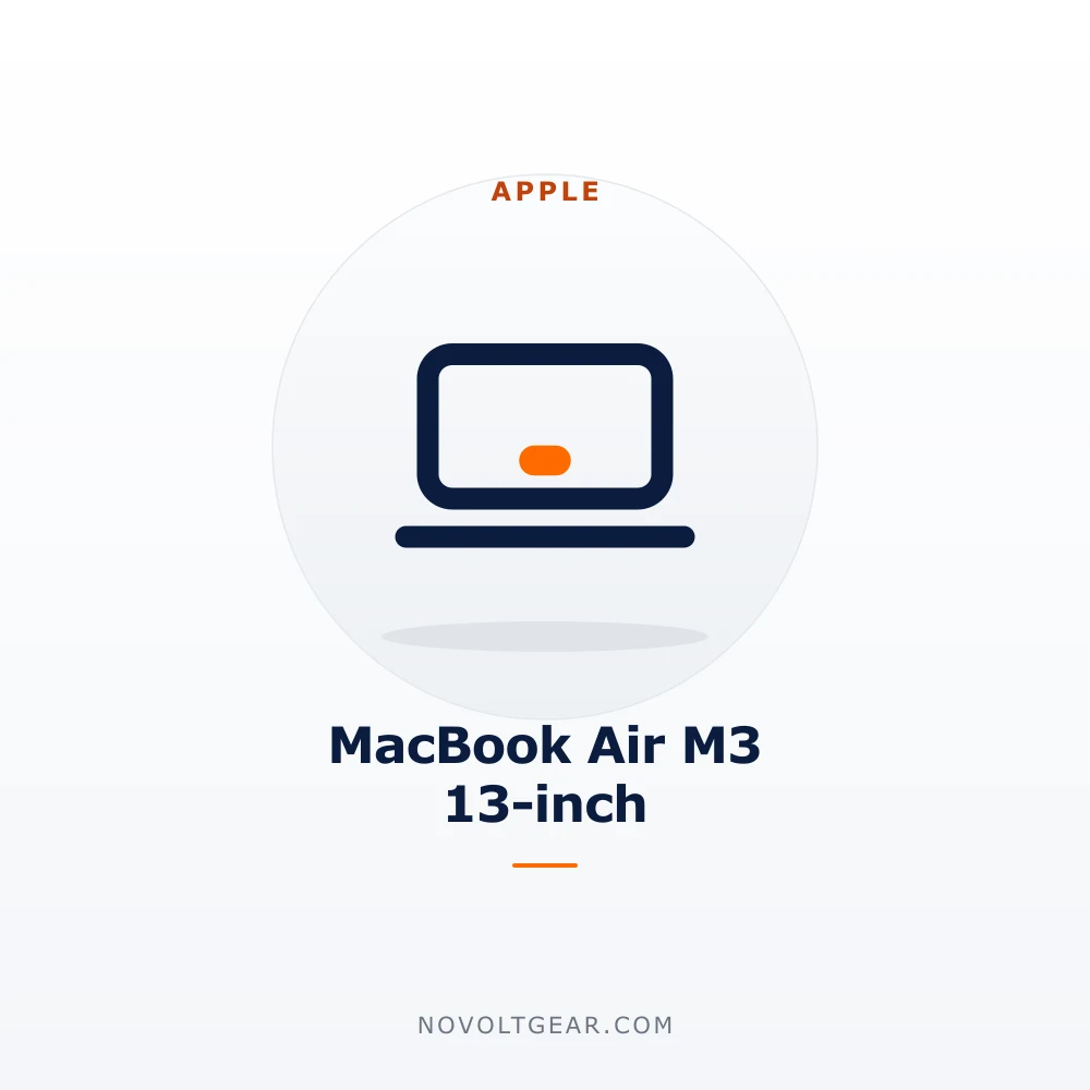 MacBook Air M3 13-inch product photograph