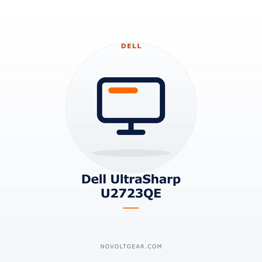 Dell UltraSharp U2723QE product photograph